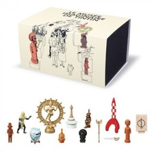 Moulinsart - Coffret musée imaginaire de Tintin 13 figurines - Réf 46530 - Neuf