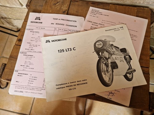 Lot documents mobylette - lot,