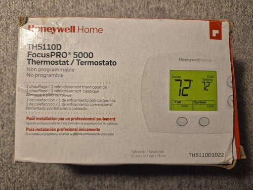 Honeywell focuspro 5000 - honeywell,
