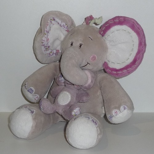 Doudou eléphant noukies - doudou,