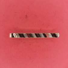 Pince à cravate plaquée or jaune 18k avec poinçon Murat