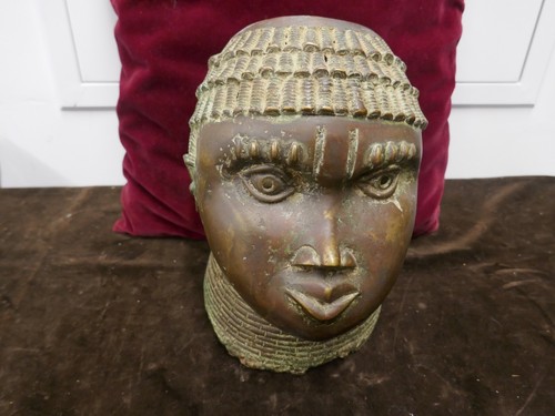 Tete africaine bronze une - africaine,
