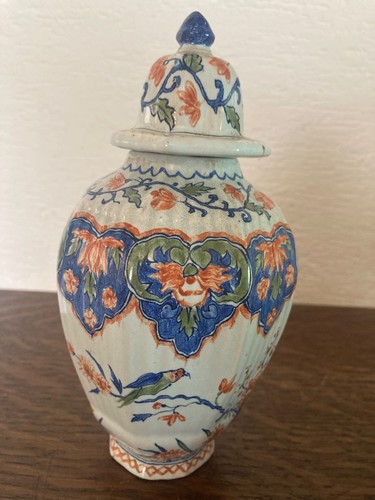 Vase couvercle imari japonais - couvercle,