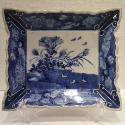 Antique imari blue white - ko,