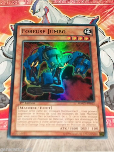 Carte foreuse jumbo - yu, gi