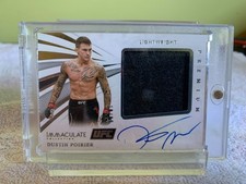 Panini 2021 UFC Immaculate Collection- Dustin Poirier - Premium Auto-Patch (/99)