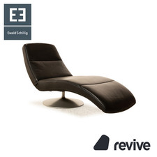 Ewald Schillig Silence Fauteuil En Cuir Noir Fonction Manuelle Relax