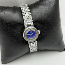 Montre Manuelle Russe Vintage 17 Jewels Cadran Bleu USSR Pièces / Réparation