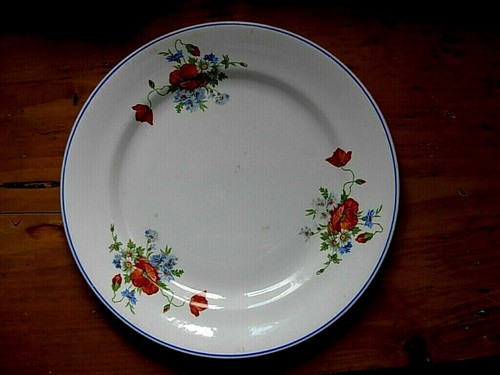 Plat rond ancien - rond, des
