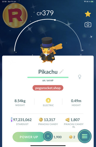 Shiny pikachu blue ribbon - shiny,