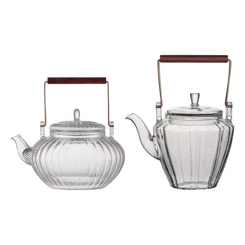 Théière verre artisanale - en,