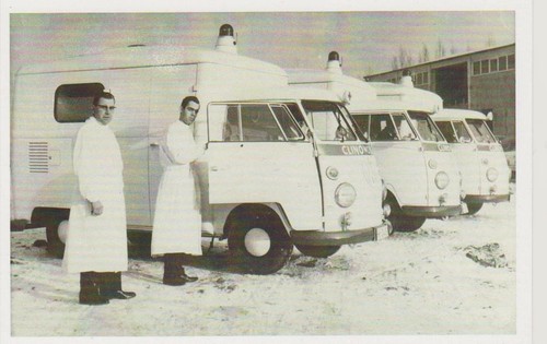 Carte postale combi vw - -,
