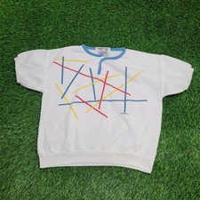 Vintage McGregor Henley Sweatshirt Womens L 22x22 Boxy Crop