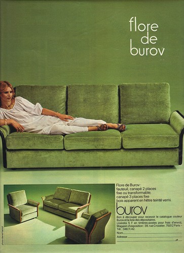 Publicite 1968 burov meubles - publicite,