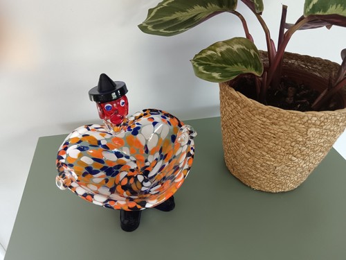 Vide poche cendrier clown - vide-poche/cendrier,