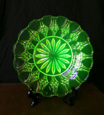 VAL SAINT LAMBERT CRYSTAL URALINE PLATE