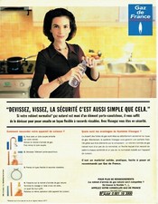 1999 Advertising 119 Gaz de France Visbogaz Flexible Safety Tube