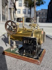 Antique Horizontal Locomotive Type Steam Engine, Radiguet? Marklin?