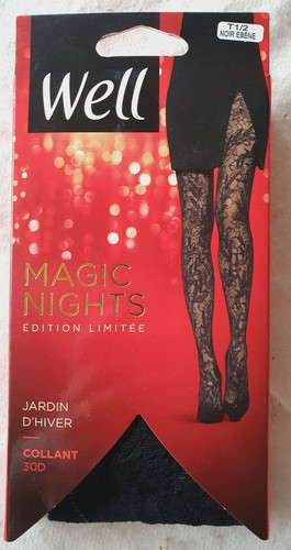 Collants noir taille - , 1/2