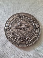 Médaille De Bronze Argenté