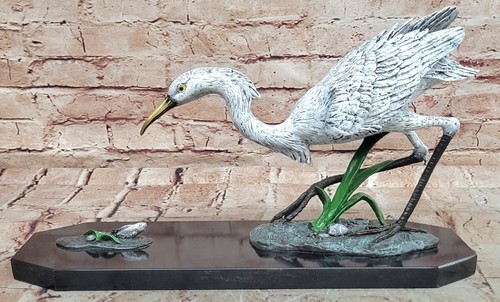 Sculpture bronze oiseau - en,
