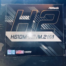 ASRock H610M-H2/M.2 D5 – LGA1700 DDR5 Motherboard – Used – Complete Box 