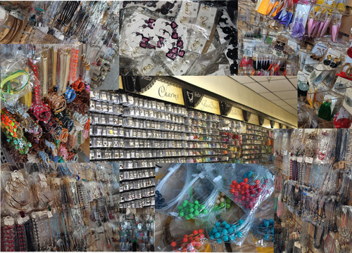 Lot bijoux fantaisie 100 pcs - lot,