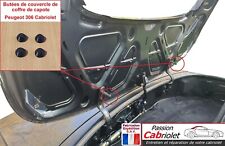 x4 Butée silentbloc vis couvre capote coffre Peugeot 306 cabriolet