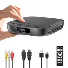 Lecteur DVD TV Avec Entrée USB/TF, HDMI Intégré PAL/NTSC, Multizone, Câble HD...