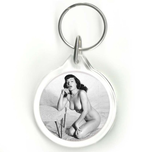 Porte clés bettie page - page, 50's