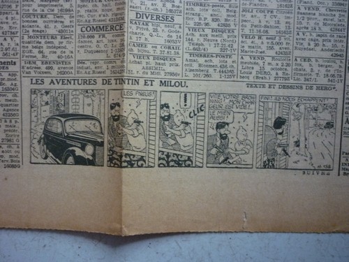 Tintin journal soir - , num