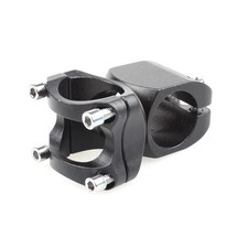 Potence 1" 1/8 pouce 38mm Cintre 25.4mm Alu Noir Vélo VTT Chopper BMX Fixie ...