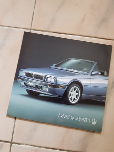 Brochure maserati spyder - brochure, ie