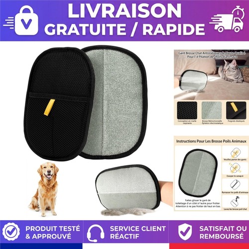 Gant anti poils - poils, animaux