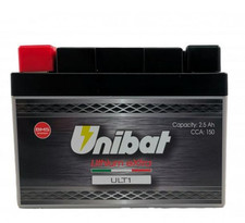 Batterie UNIBAT ULT1 Lithium 12V 2,5AH Cannondale Glamis, Speed 440 02-MAR