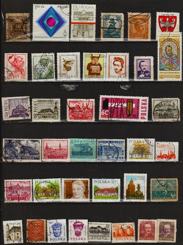 Pologne timbres oblitérés - 38,