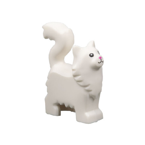 Lego figure white cat maine - figure,