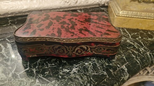 Socle marqueterie boulle - marqueterie,