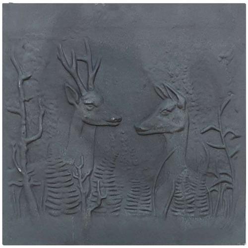 Plaque cheminée fonte - plaque, en