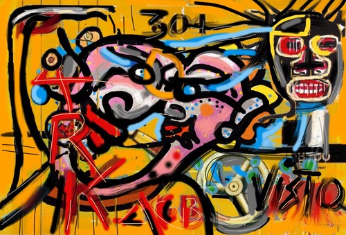 Couple tableau art - ,