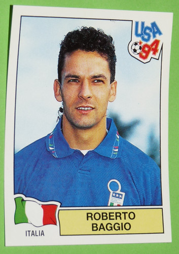 276 roberto baggio italie - roberto,