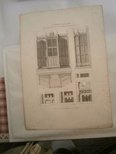 Planche gravure mobilier