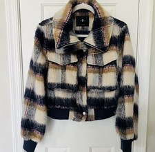 7 For All Mankind Plaid Fuzzy