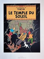 HERGÉ: LE TEMPLE DU SOLEIL - 1987 - SÉRIGRAPHIE - TBE -