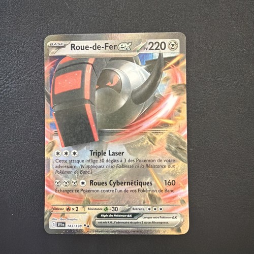 Carte pokémon roue fer - roue-de-fer, ex