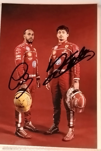 Autograph charles leclerc - charles,