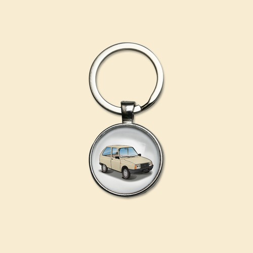 Porte clés citroën axel - porte-clés,