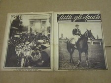 RIVISTA TUTTI GLI SPORT N°21 ANNO 1924 GIRARDENGO DE MONTEL GP DEL SEMPIONE