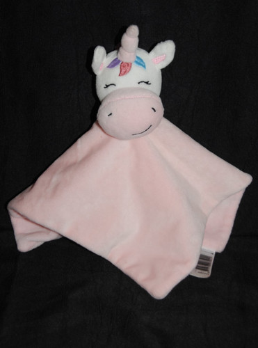🦄Doudou plat licorne rose