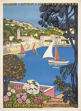Affiche vintage L'été sur la